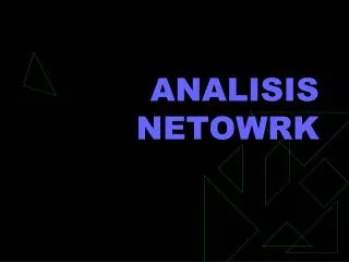 analisis netowrk