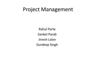 project management
