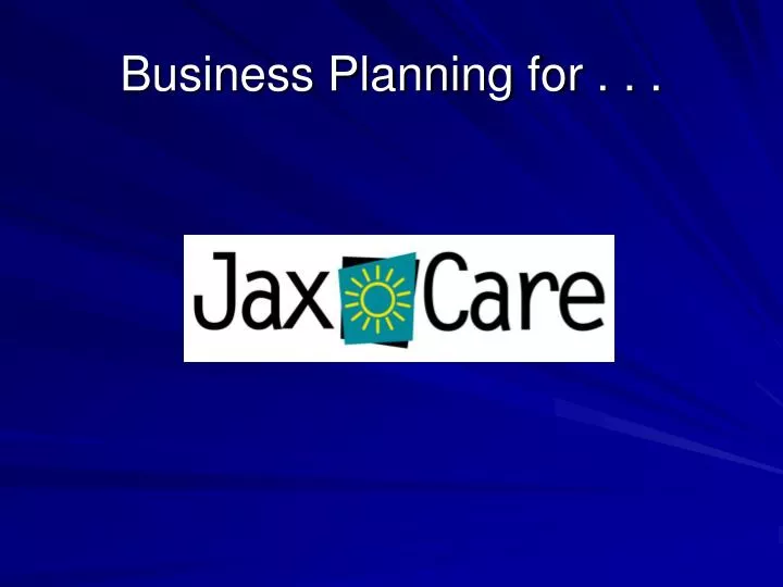 business planning for