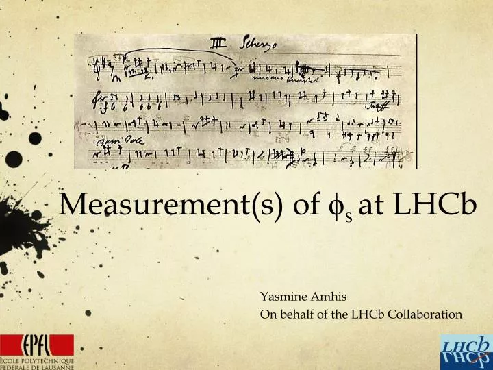 measurement s of s at lhcb