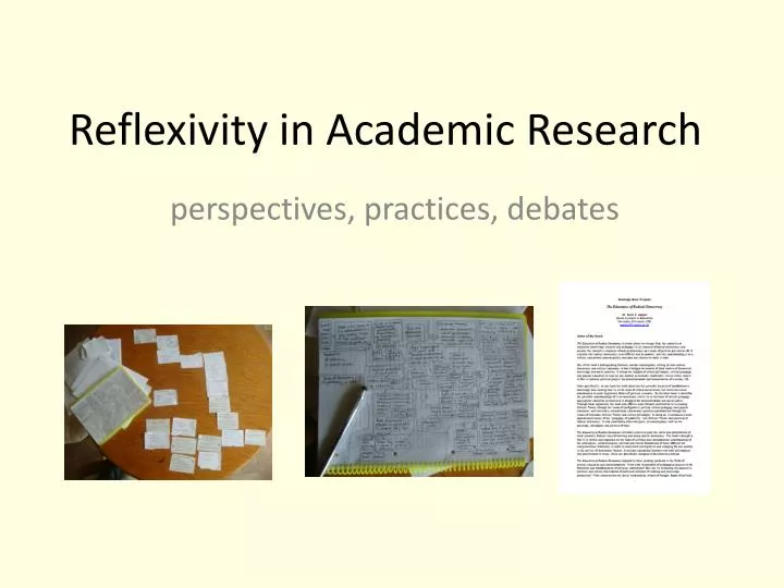 reflexivity in academic research