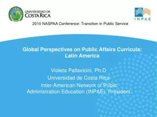 Global Perspectives on Public Affairs Curricula: Latin America