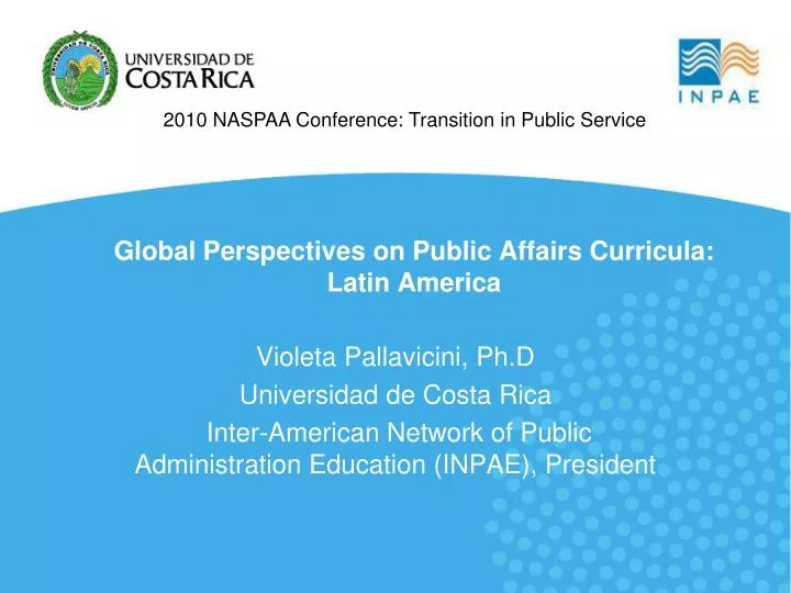 global perspectives on public affairs curricula latin america