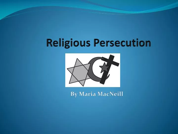 religious persecution