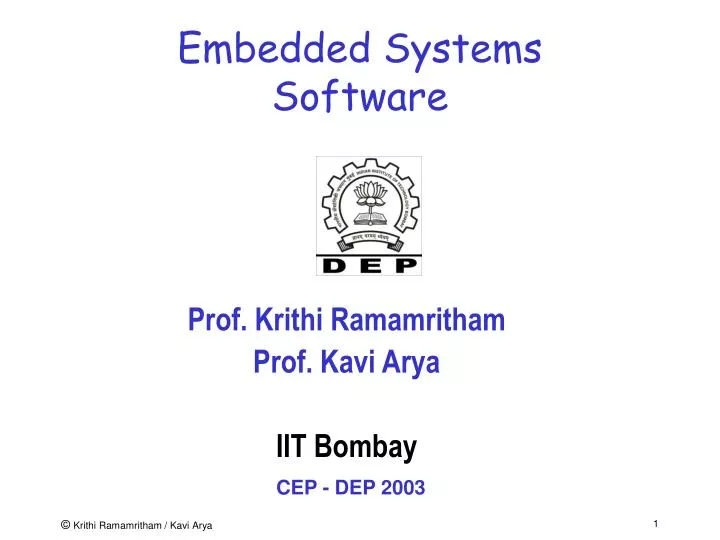 embedded systems software