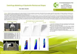 Centrifuge Modeling of Geotextile Reinforced Slopes