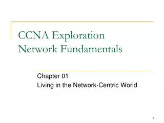 CCNA Exploration Network Fundamentals