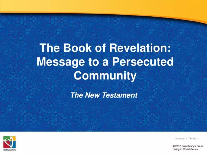 the book of revelation message to a persecuted community