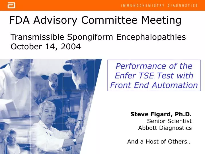 fda advisory committee meeting