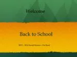Back to School - slide 1