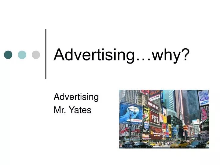 advertising why