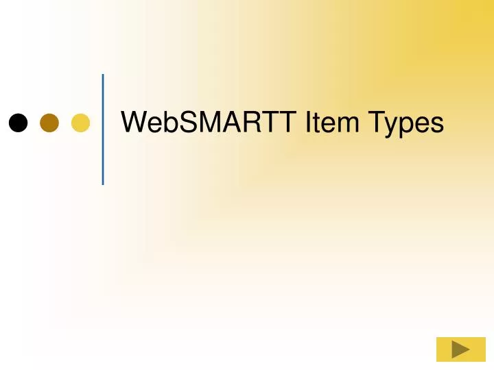 websmartt item types