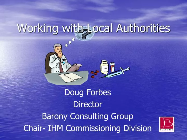 working with local authorities