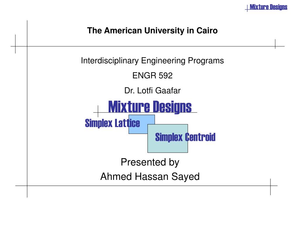 PPT - Presented by Ahmed Hassan Sayed PowerPoint Presentation, free ...
