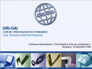 colloque international l universit l re du num rique bordeaux 10 d cembre 2008