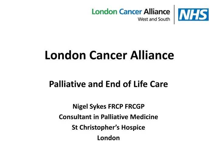 london cancer alliance