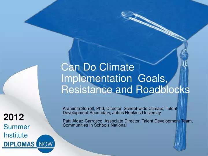 can do climate implementation goals resistance and roadblocks
