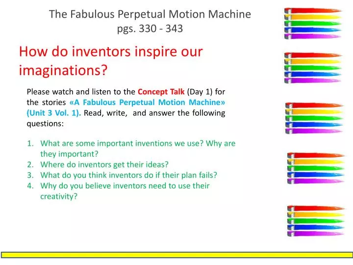 the fabulous perpetual motion machine pgs 330 343