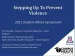 Stepping Up To Prevent Violence