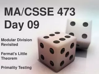 MA/CSSE 473 Day 09