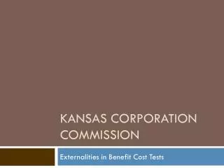 Kansas corporation commission
