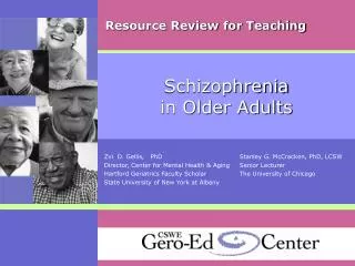 Schizophrenia in Older Adults