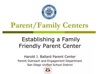 Parent/Family Centers