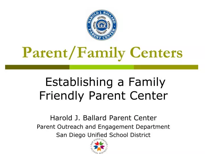 parent family centers
