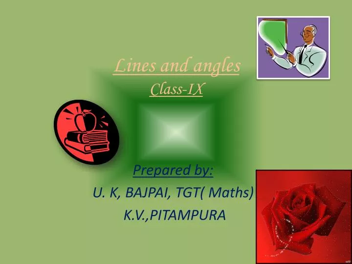 lines and angles class ix