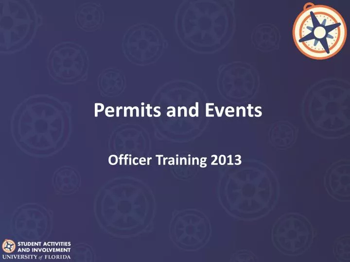 permits and events