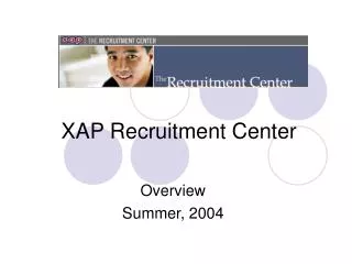 XAP Recruitment Center