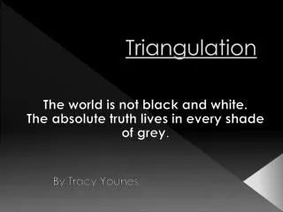 Triangulation