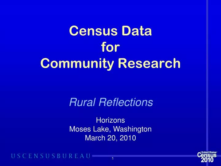 census data for community research
