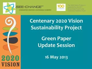 Green Paper Update Session