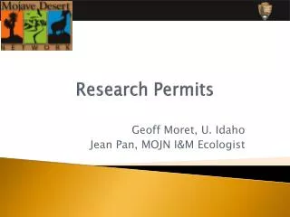 Research Permits