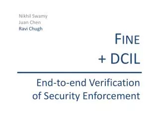 Fine + DCIL