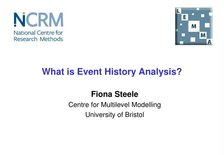 what is event history analysis