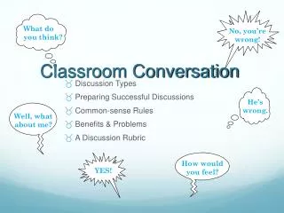 Classroom Conversation