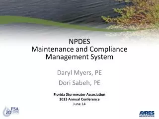 NPDES Maintenance and Compliance Management System