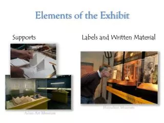 Elements of the Exhibit