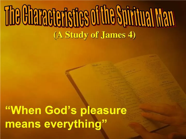 when god s pleasure means everything