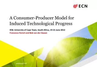A Consumer-Producer Model for Induced Technological Progress