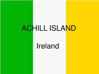 ACHILL ISLAND Ireland