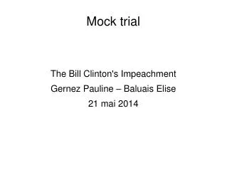 Mock trial