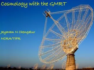 Cosmology with the GMRT