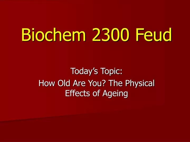 biochem 2300 feud