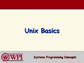 Unix Basics