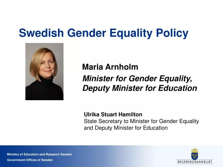swedish gender equality policy