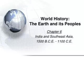 World History: The Earth and its Peoples