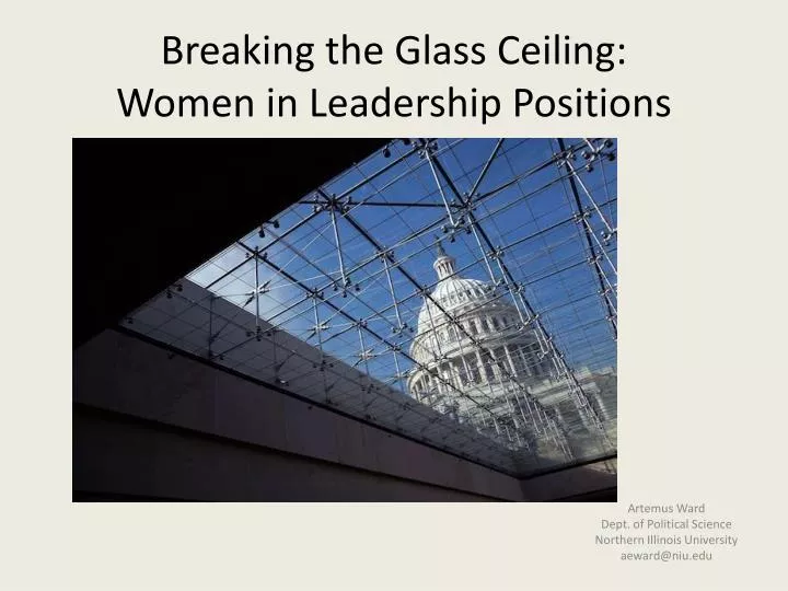 breaking the glass ceiling women in leadership positions